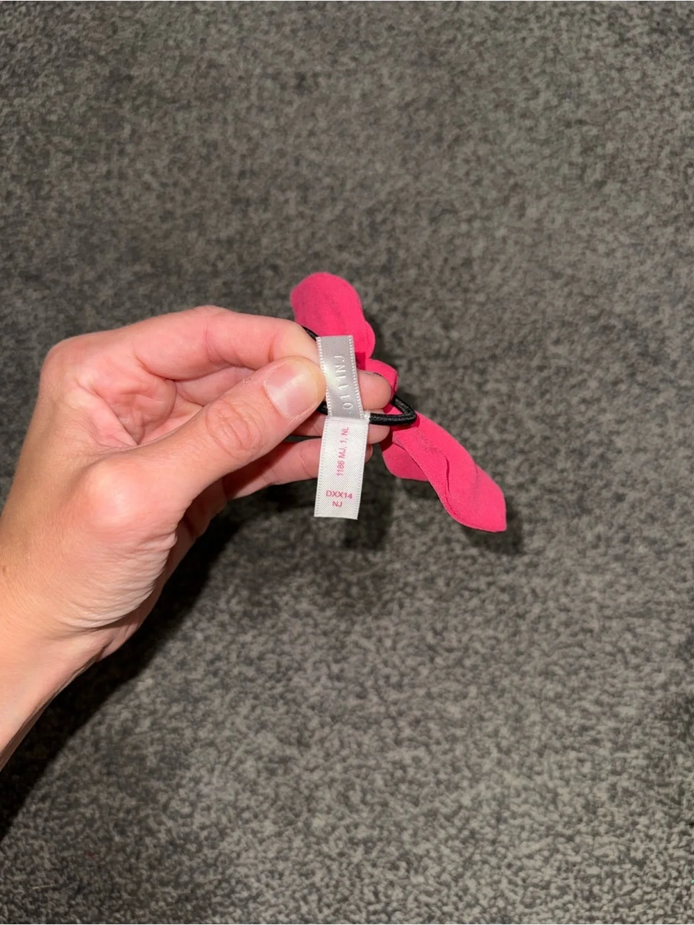 American Girl Doll Pink Bow Hair Ties Set of 2 Ponytail Accessories